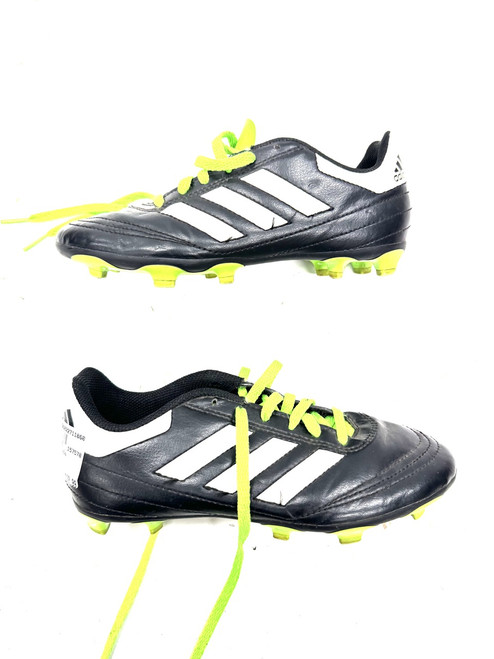 Vist Large View of Product Image Which is Used Adidas Soccer Cleats Black Junior 02.5