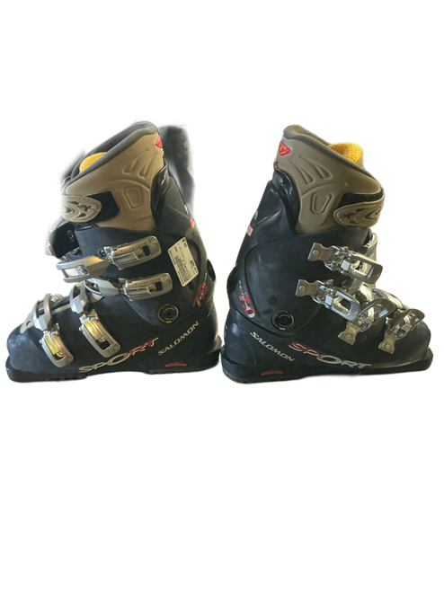 Vist Large View of Product Image Which is Used Salomon SPORT PERFORMA 7.0 Womens DH Ski Boot Navy Blue 265 MP - M08.5 - W09.5