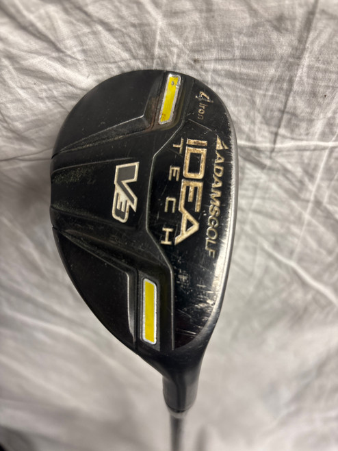 Vist Large View of Product Image Which is Used Adams Golf IDEA TECH V3 Mens Hybrid Club RH 4 Hybrid