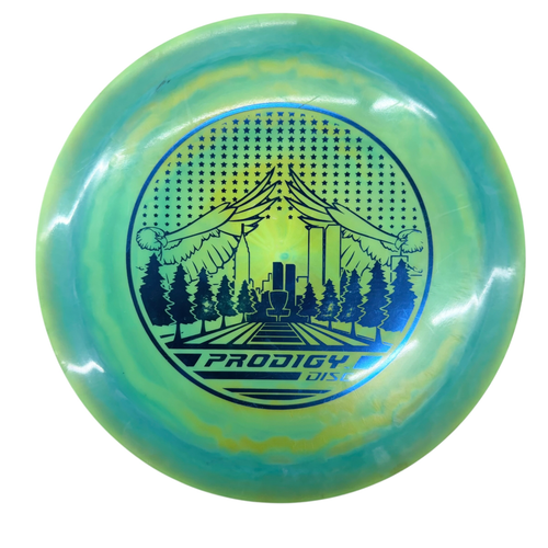 Vist Large View of Product Image Which is Used Prodigy Disc D2P Disc Golf Driver Green 174g