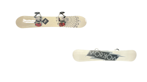 Vist Large View of Product Image Which is Used Morrow RADIUM Mens Board/Bindings White 164 cm