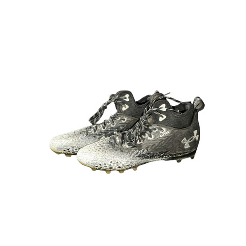 Vist Large View of Product Image Which is Used Under Armour LAX Cleats Womens Black Senior 8