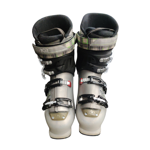 Vist Large View of Product Image Which is Used Tecnica THE AGENT 80 Mens Down Hill Ski Boot Grey 275 MP