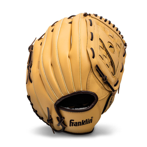 Vist Large View of Product Image Which is New Franklin Field Master Baseball Glove Camel/Brown- 14" Left Hand Throw