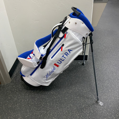 Vist Large View of Product Image Which is Used MICHELOB ULTRA 2024 CUSTOM Mens Stand Bag White