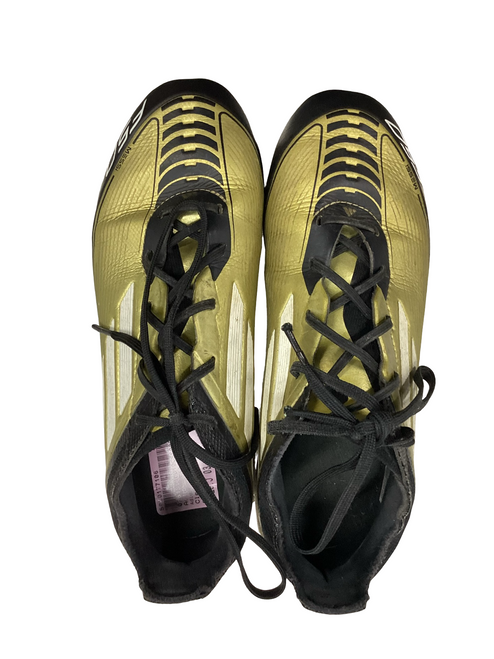 Vist Large View of Product Image Which is Used Adidas F50 MESSI Soccer Cleats Gold Junior 03