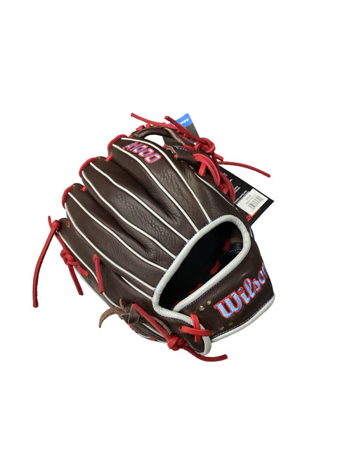 Vist Large View of Product Image Which is Used Wilson A1000 1786 BB/SB Glove RH Throw Brown 11 1/2"