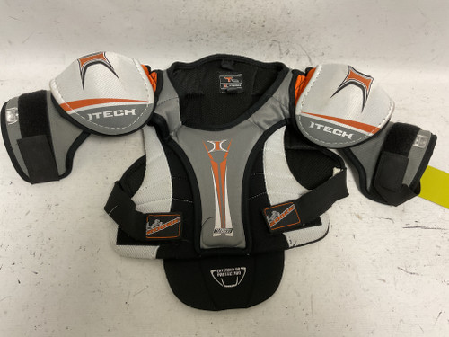 Vist Large View of Product Image Which is Used Itech 255TL LIL ROOKIE Youth Shoulder Pads MD