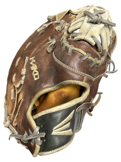 Vist Large View of Product Image Which is Used Easton MAKO MKLGCY38DBG BB/SB First Base RH Throw Brown 12 1/2"