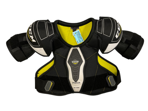 Vist Large View of Product Image Which is Used CCM TACKS Junior Shoulder Pads XS