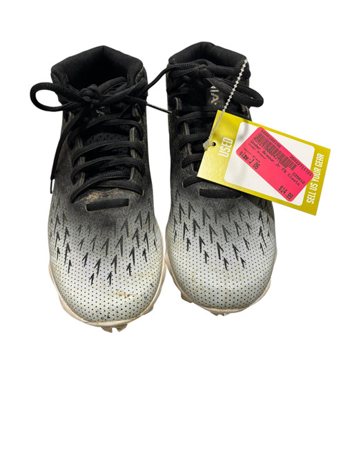 Vist Large View of Product Image Which is Used Under Armour Jr FB Cleats Black Junior 06