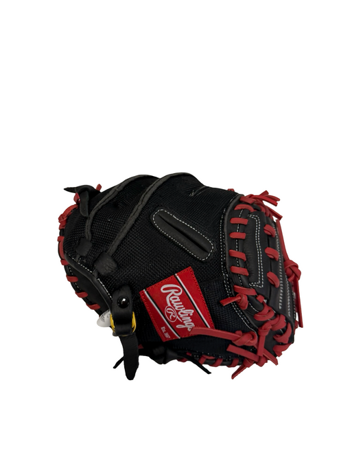 Vist Large View of Product Image Which is Used Rawlings SS315CMB Youth Baseball Catchers Mitt RH Throw Black 31 1/2" - Like New