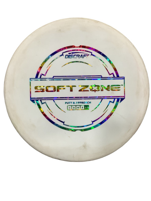 Vist Large View of Product Image Which is Used Discraft SOFT ZONE PUTT AND APPROACH Disc Golf Putter White 175g