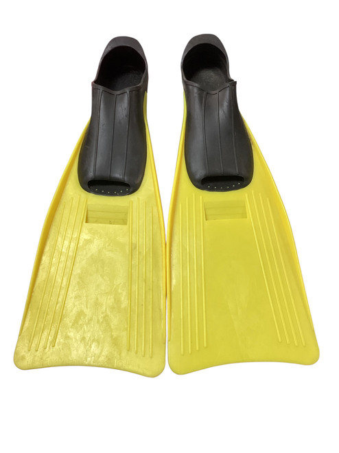Vist Large View of Product Image Which is Used Intex SIZE 5-8 YELLOW FINS Underwater Fins Yellow S/M