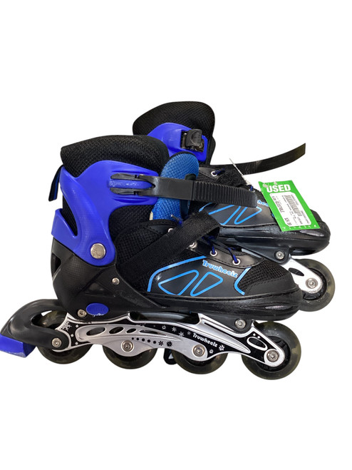 Vist Large View of Product Image Which is Used TRUWHEELZ Senior Roller Quad Skates Black Adjustable