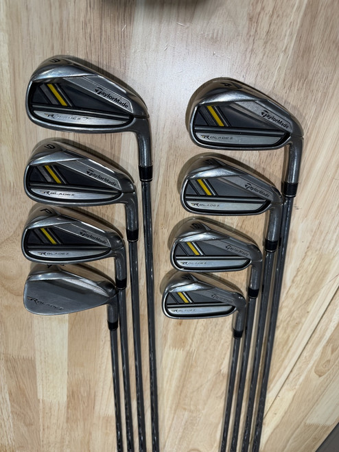 Vist Large View of Product Image Which is Used Taylormade RBLADEZ Mens Iron Set RH 4I-GW/AW
