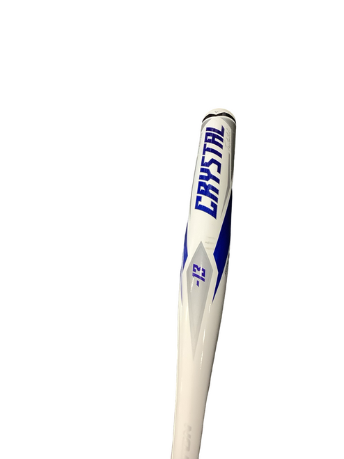 Vist Large View of Product Image Which is Used Easton CRYSTAL BB/SB Fastpitch Bat White 33"