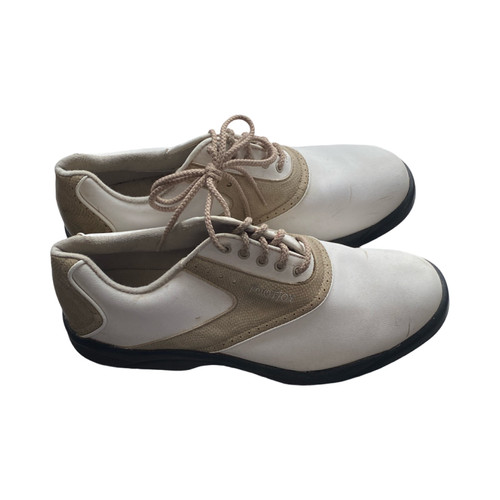 Vist Large View of Product Image Which is Used Foot Joy Mens Golf Shoes White Senior 9