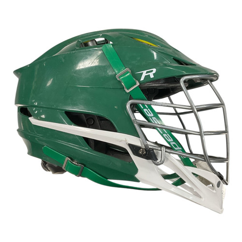 Vist Large View of Product Image Which is Used Cascade R Lacrosse Helmet Green One Size