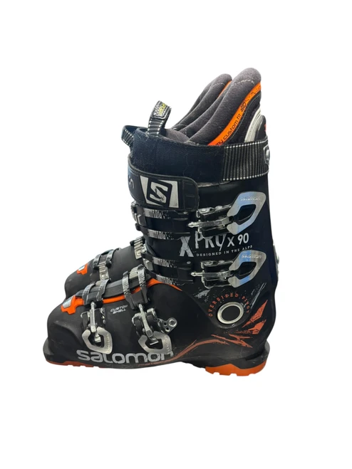 Vist Large View of Product Image Which is Used Salomon PRO X 90 Mens DH Ski Boot Black 275 MP - M09.5 - W10.5