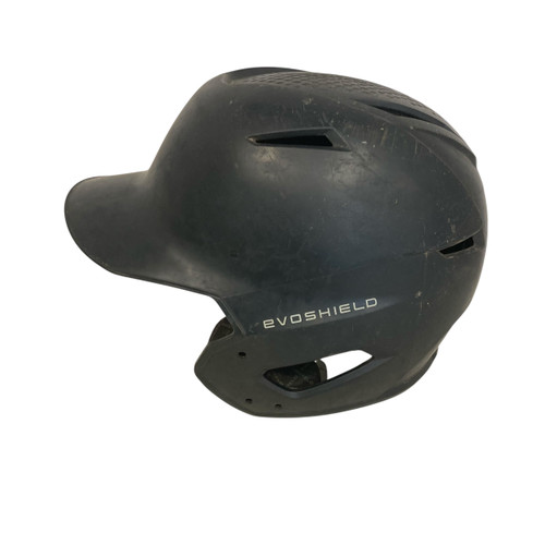 Vist Large View of Product Image Which is Used Evoshield EVI XVT GRIP Batting Helmet Black L/XL