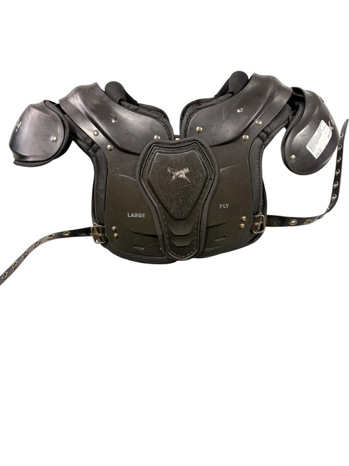 Vist Large View of Product Image Which is Used Xenith FLY FB Shoulder Pads Black LG