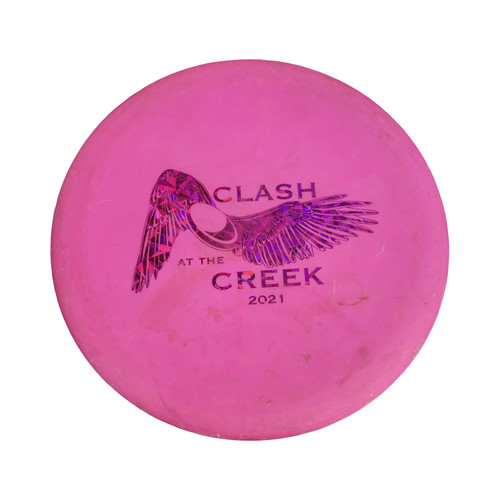 Vist Large View of Product Image Which is Used Discmania LINK Disc Golf Putter Pink