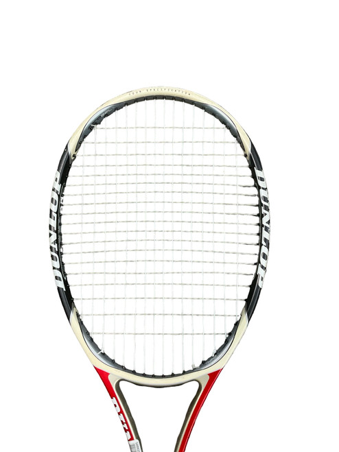 Vist Large View of Product Image Which is Used Dunlop 3 HUNDRED AEROGEL Adult Tennis Racquet Red 4 3/8"