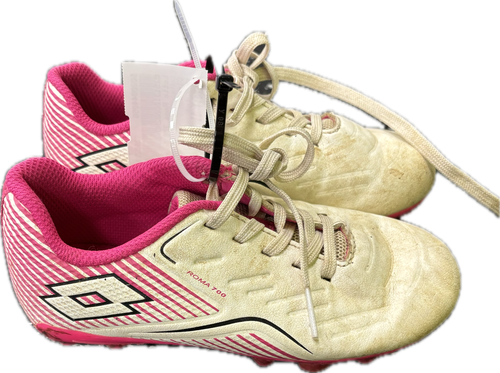 Vist Large View of Product Image Which is Used Lotto ROMA 700 Soccer Cleats Pink Youth 11.0