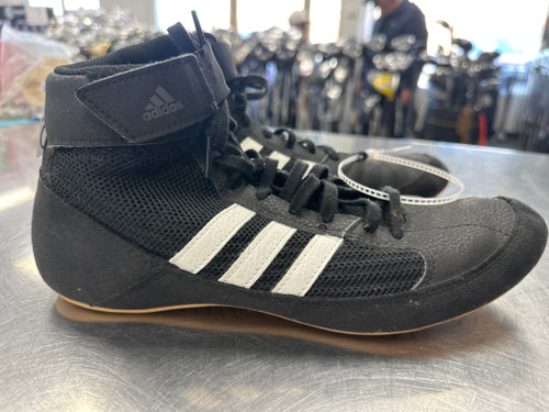 Vist Large View of Product Image Which is Used Adidas HVC Wrestling Shoes Black Senior 9