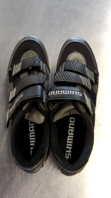 Vist Large View of Product Image Which is Used Shimano Bike Shoes Adult Black Senior 4.5