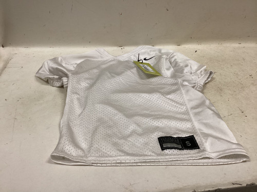 Vist Large View of Product Image Which is Used Nike WHITE PRACTICE JERSEY FB Top Youth White SM