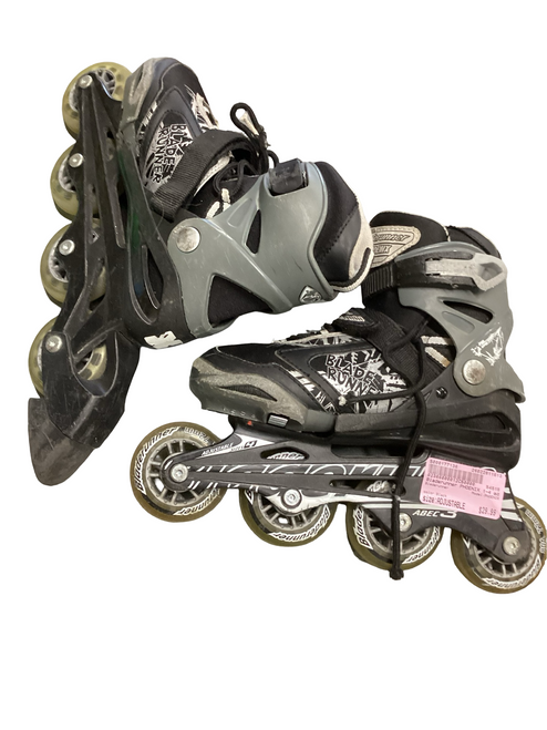 Vist Large View of Product Image Which is Used Bladerunner PHOENIX Junior Rec Fitness Skates Black Adjustable