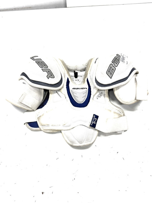 Vist Large View of Product Image Which is Used Bauer NEXUS 6000 Junior Shoulder Pads MD