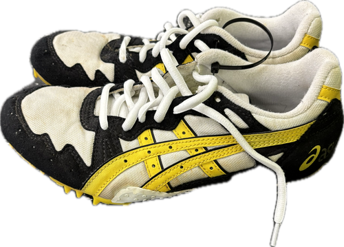 Vist Large View of Product Image Which is Used Asics Track & Field Cleats Adult White Senior 6.5