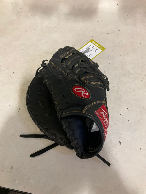 Vist Large View of Product Image Which is Used Rawlings RENEGADE BB/SB First Base LH Throw Black 11 1/2"