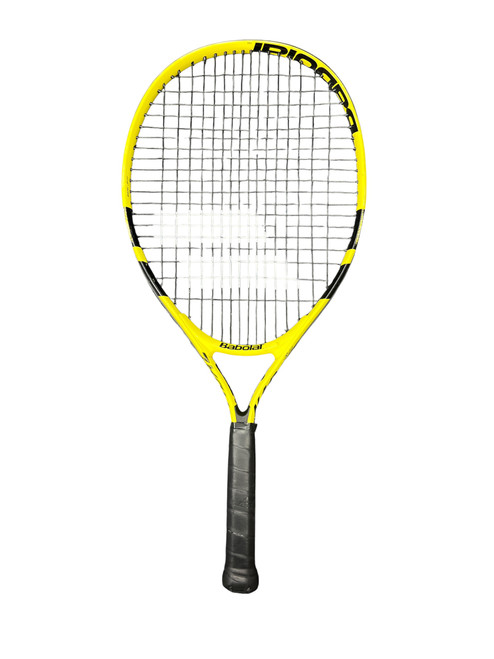 Vist Large View of Product Image Which is Used Babolat PURE DRIVE JR 23 Junior Tennis Racquet Black 23"