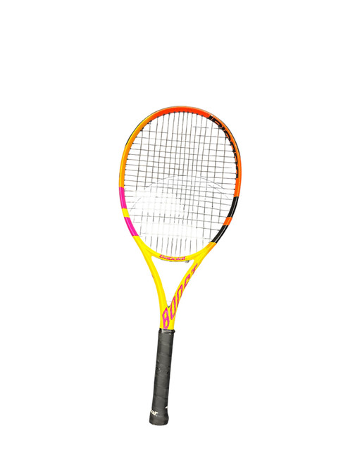 Vist Large View of Product Image Which is Used Babolat BOOST Adult Tennis Racquet Black 4 1/2"
