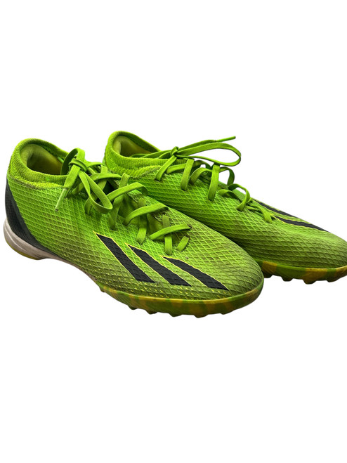 Vist Large View of Product Image Which is Used Adidas Soccer Turf Shoes Green Senior 6.5
