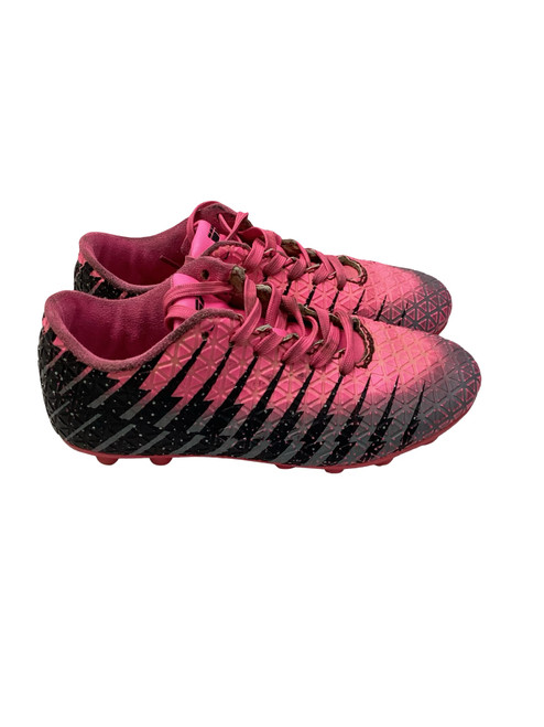 Vist Large View of Product Image Which is Used Vizari Soccer Cleats Black And Pink Junior 02.5