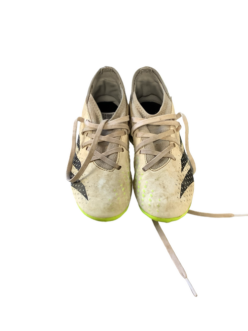 Vist Large View of Product Image Which is Used Adidas Soccer Cleats White Junior 01.5