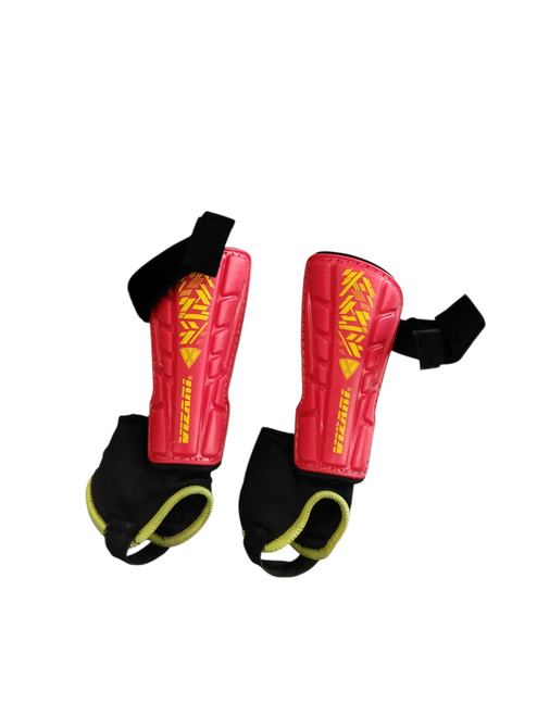 Vist Large View of Product Image Which is Used Vizari Soccer Shin Guards Youth Red XS