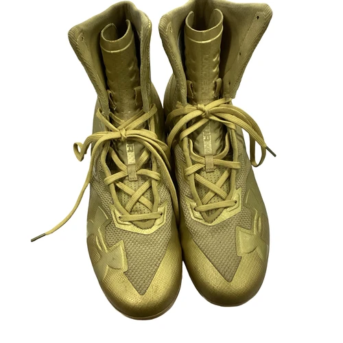 Vist Large View of Product Image Which is Used Under Armour Adult FB Cleats Gold Senior 11