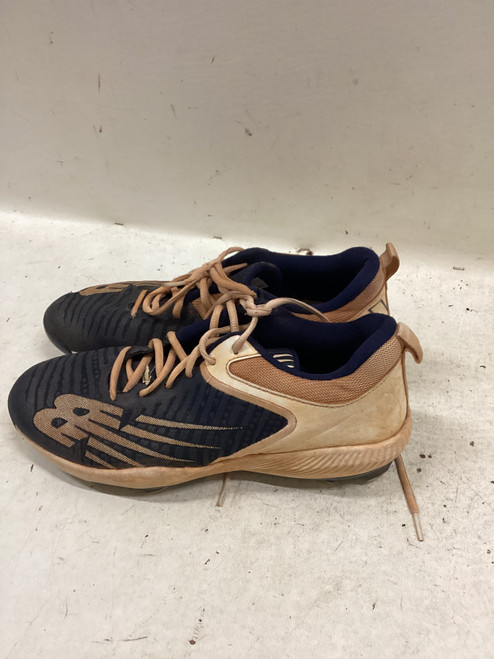 Vist Large View of Product Image Which is Used New Balance BB CLEATS BB/SB Cleats Navy Blue Senior 10.5