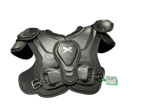 Vist Large View of Product Image Which is Used Xenith VELOCITY FB Shoulder Pads Black MD