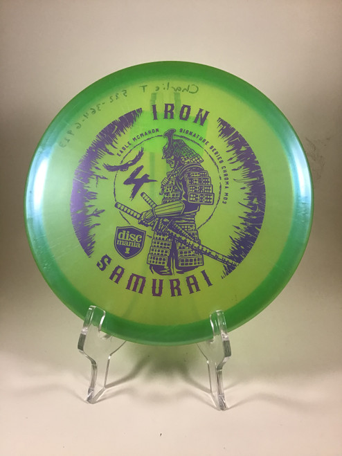 Vist Large View of Product Image Which is Used Discmania C LINE CHROMA MD3 Disc Golf Mid Range Green 179g