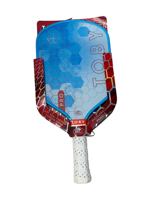 Vist Large View of Product Image Which is New  TOBY PRO PICKLEBALL PADDLE Pickleball Racquet Carolina Blue