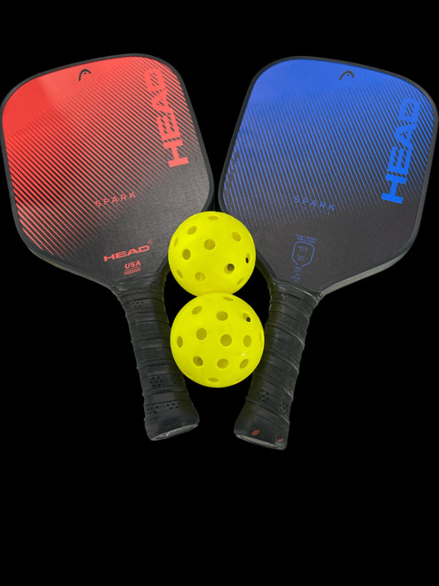 Vist Large View of Product Image Which is Used Head ELITE SPARK Pickleball Racquet Black
