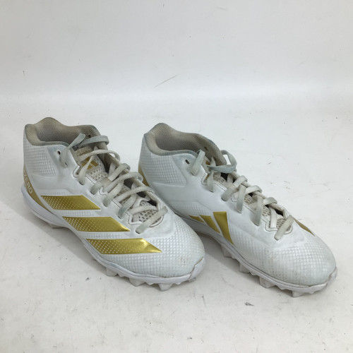 Vist Large View of Product Image Which is Used Adidas ADIZERO IMPACT.2 JR 2.5 FB CLEAT Jr FB Cleats White Junior 02.5