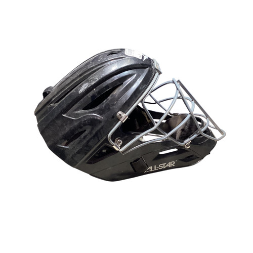 Vist Large View of Product Image Which is Used All-Star MVP2500 7 - 7 3/4 Catchers Helmet w/Mask Black One Size